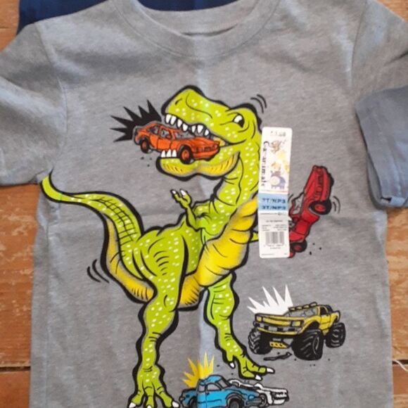 6 pc boys short sleeve shirts size 3 T, some new. - Picture 4 of 13